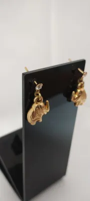 Brinco Banhado a Ouro Elefantinho